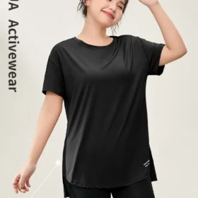 ladies short sleeve tees-1