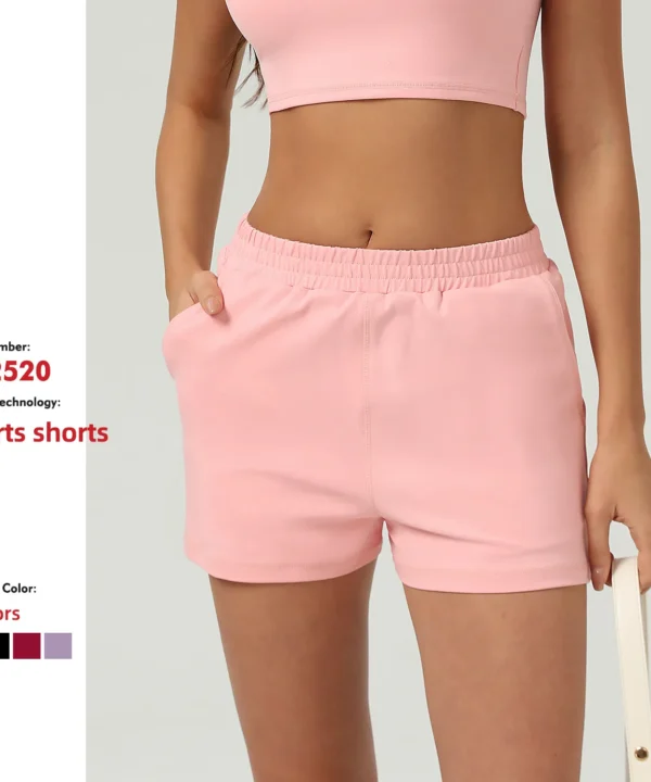 high waisted training shorts 1