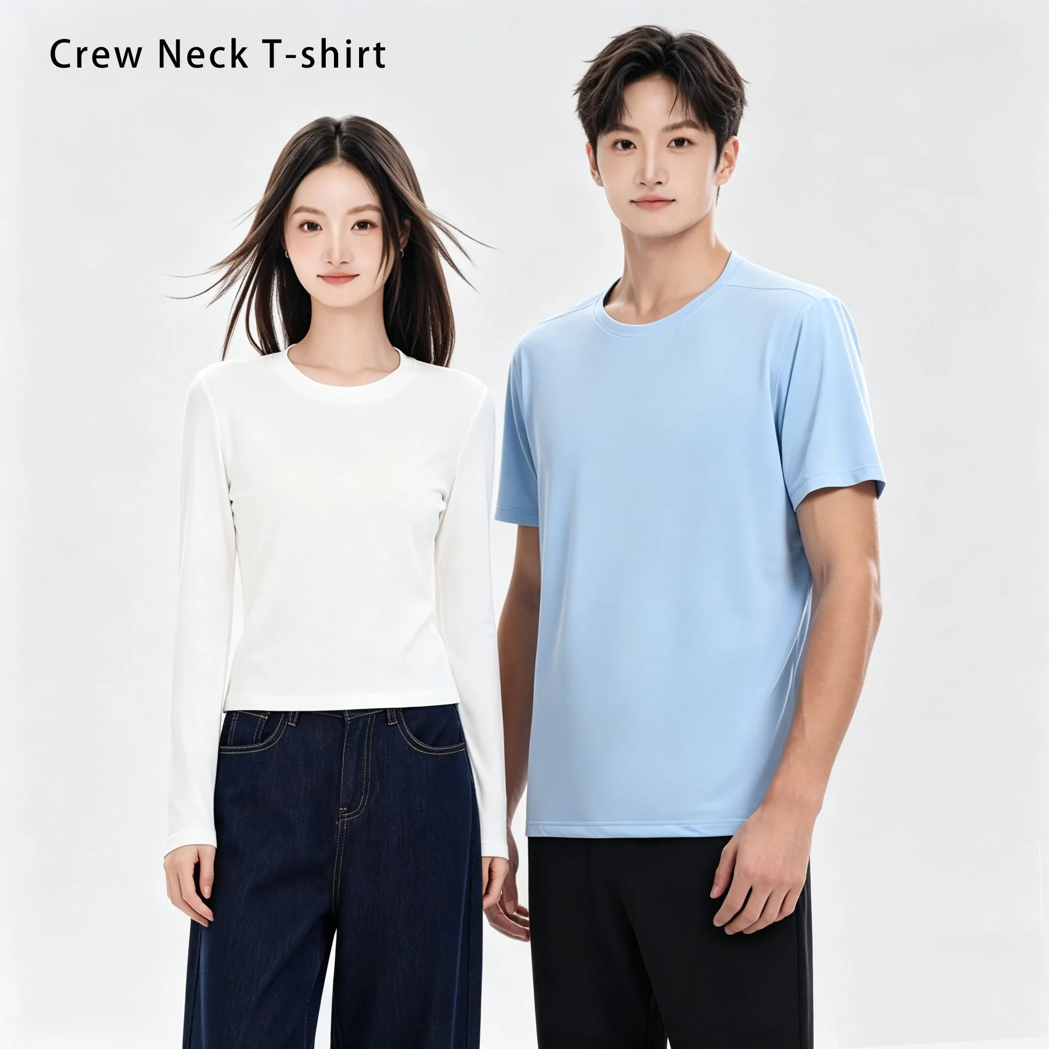 Crew Neck T shirt